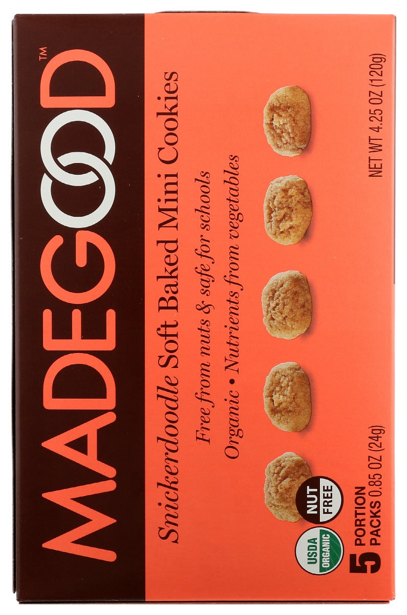 Madegood: Snickerdoodle Soft Baked Mini Cookies, 4.25 Oz