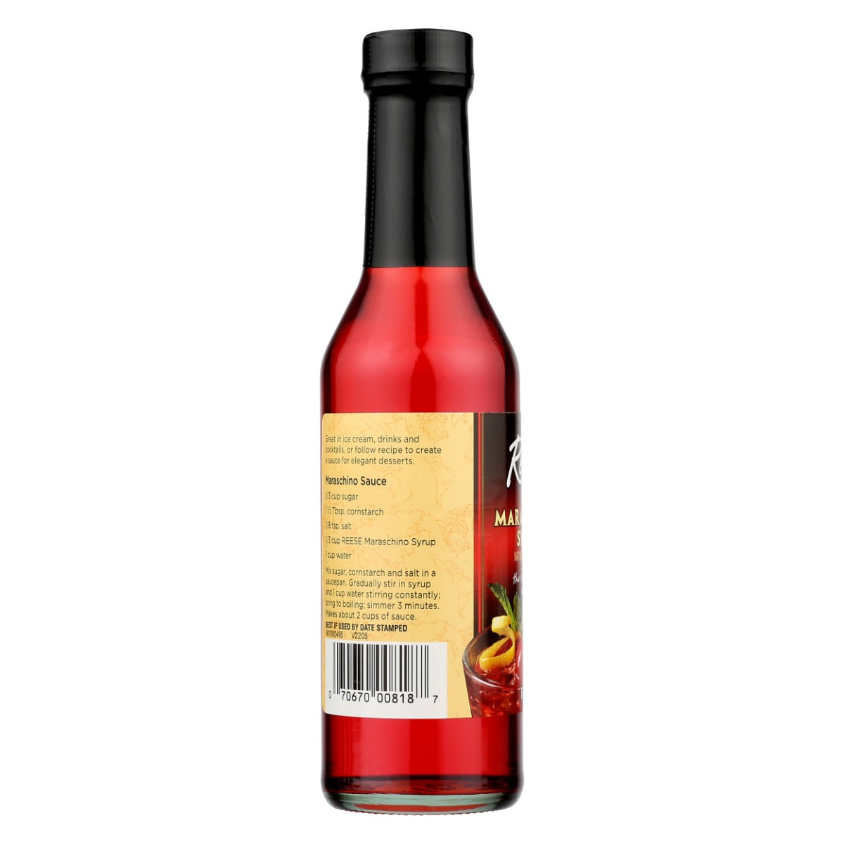 Reese: Maraschino Syrup, 8 Oz