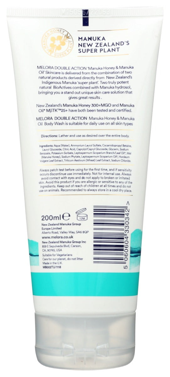 Melora: Manuka Honey Oil Body Wash, 7 Fo