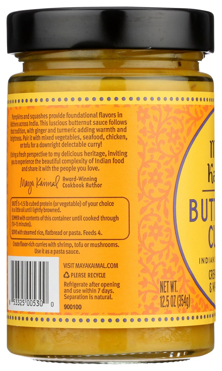 Maya Kaimal: Butternut Curry Indian Simmer Sauce, 12.5 Oz