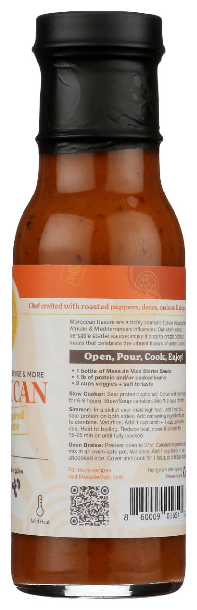 Mesa De Vida: Moroccan Inspired Flavor Starter And Cooking Sauce, 8.5 Fo