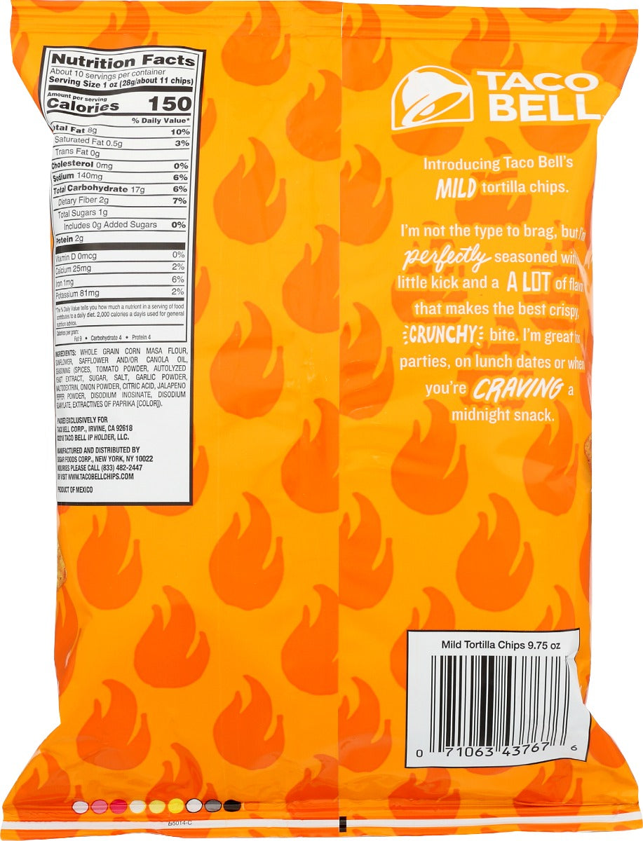 Taco Bell: Mild Tortilla Chips, 9.75 Oz