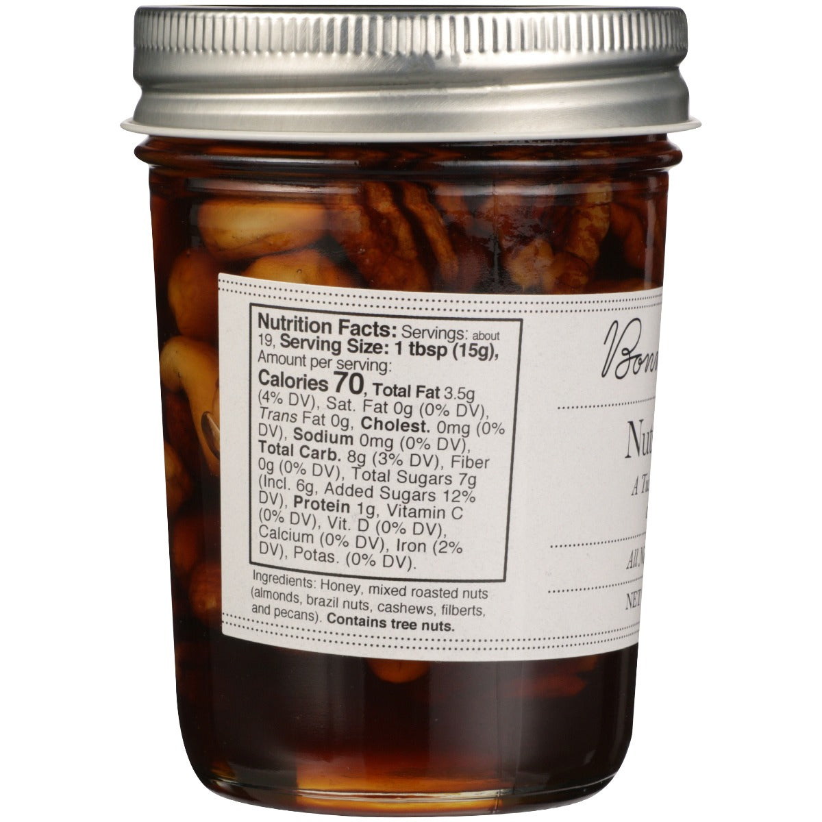 Bonnies Jams: Nuts And Honey Jam, 9.85 Oz