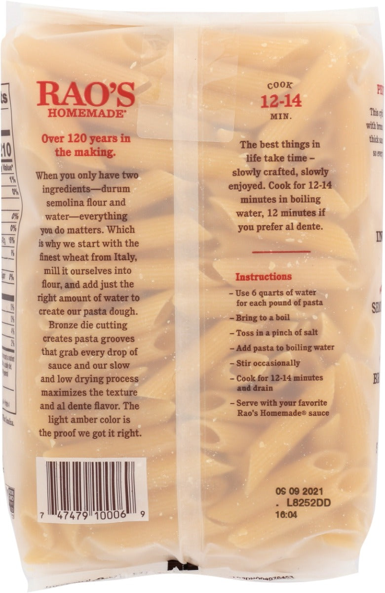 Raos: Penne Rigate Pasta, 16 Oz