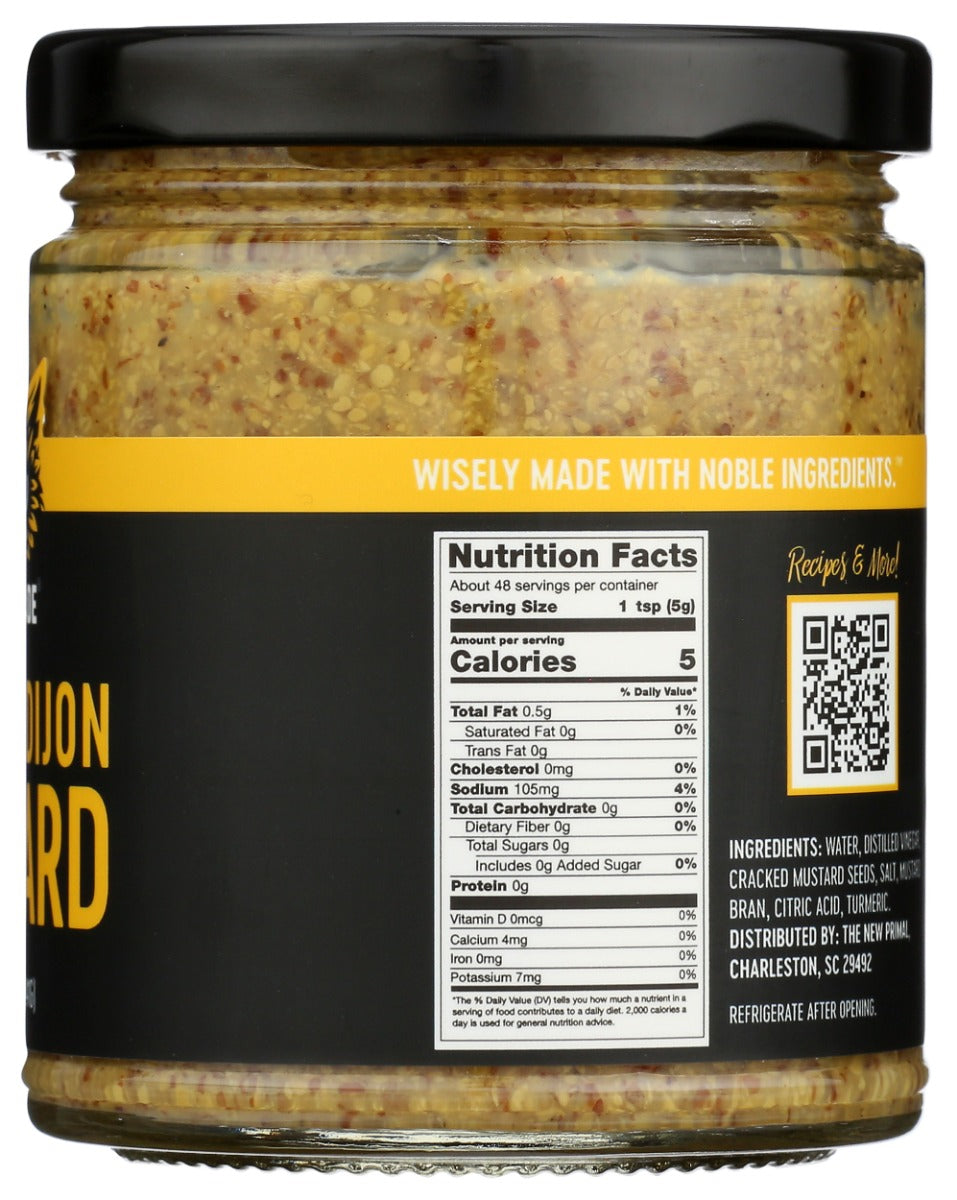 The New Primal: Coarse Dijon Mustard, 8.5 Oz