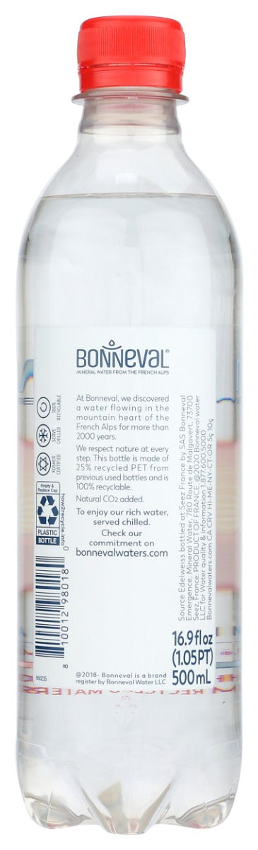 Bonneval: Sparkling Mineral Natural Water Bottle, 16.9 Fo