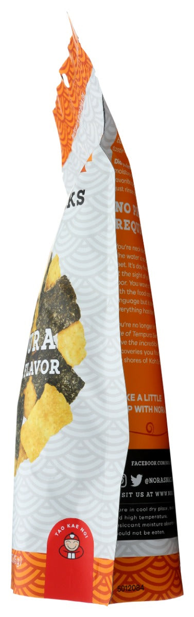 Nora Snacks: Original Tempura Seaweed Snack, 1.6 Oz