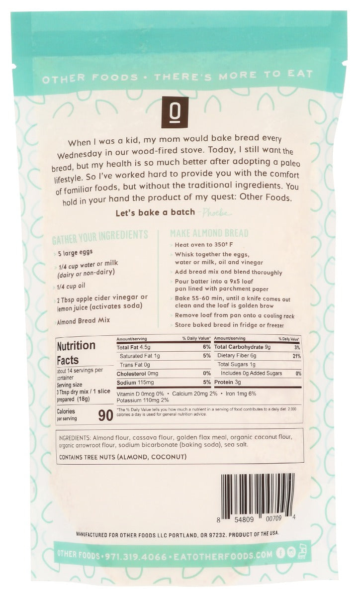 Other Foods: Almond Bread Mix, 8.7 Oz