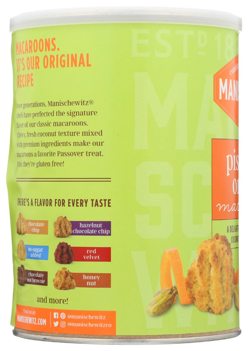 Manischewitz: Pistachio Orange Macaroons, 10 Oz