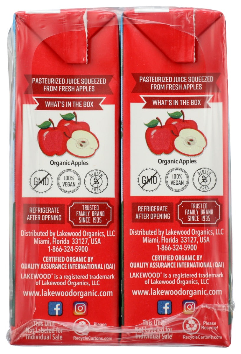 Lakewood: Littles Organic Apple Juice Boxes 8Ct, 54 Fo