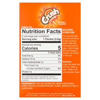 Crush: Orange Powder Drink Mix 6 Packets, 0.54 Oz