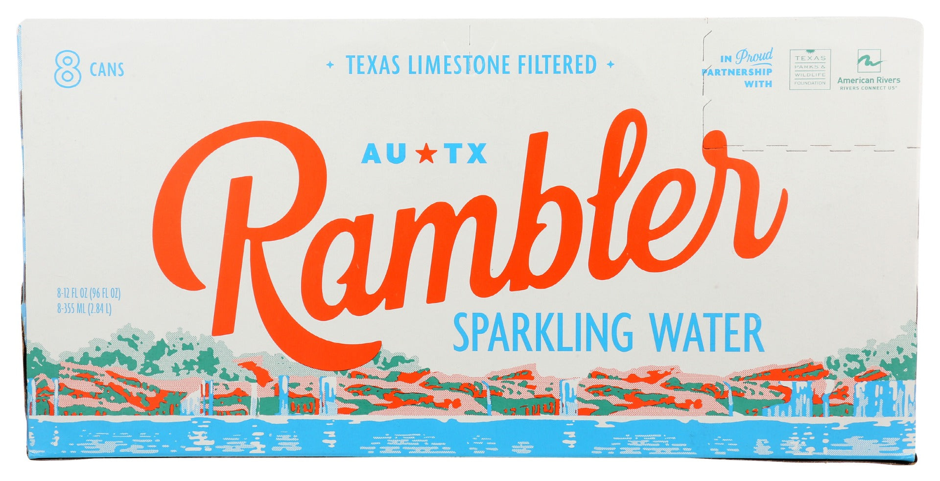 Rambler: Original Sparkling Water 8Pk, 96 Fo