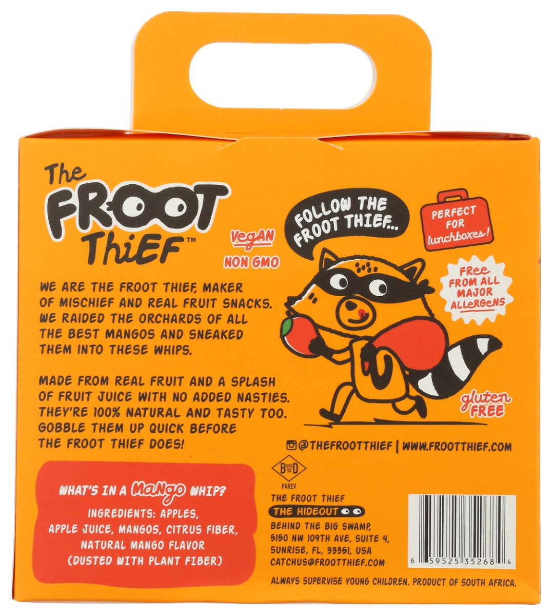 The Froot Thief: Mango Fruit Whip 5Pk, 3.5 Oz