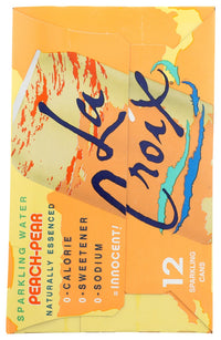 La Croix: Peach Pear Sparkling Water 12Pk, 144 Fo