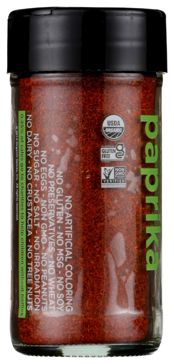 Spicely Organics: Organic Paprika Jar, 1.7 Oz