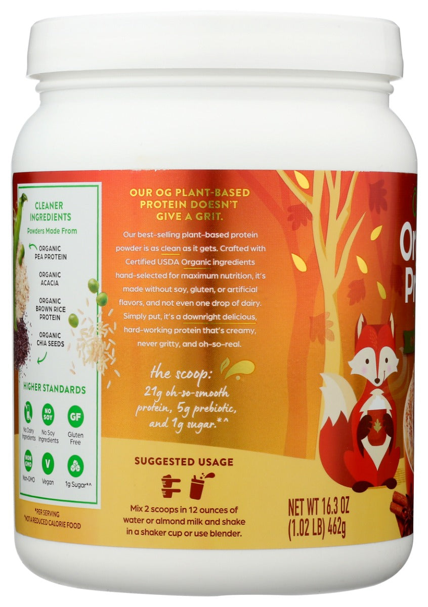 Orgain: Organic Protein Powder Pumpkin Spice, 1.02 Lb