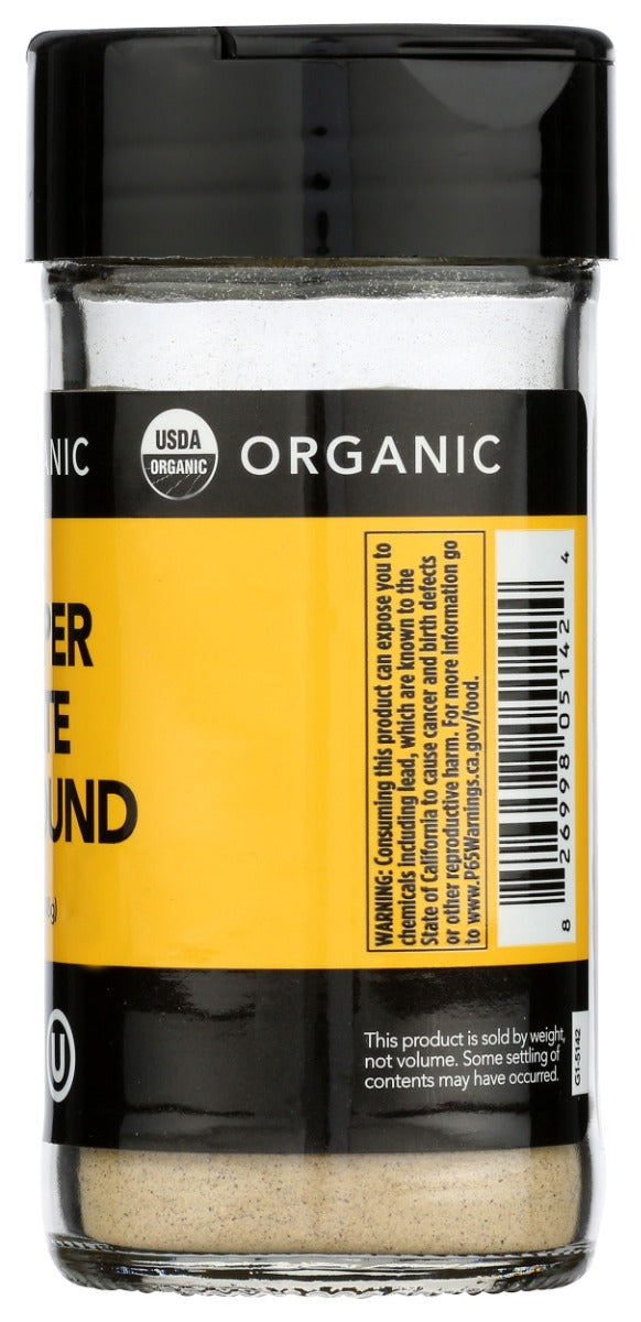 Beespices: Organic Pepper White Ground, 1.7 Oz