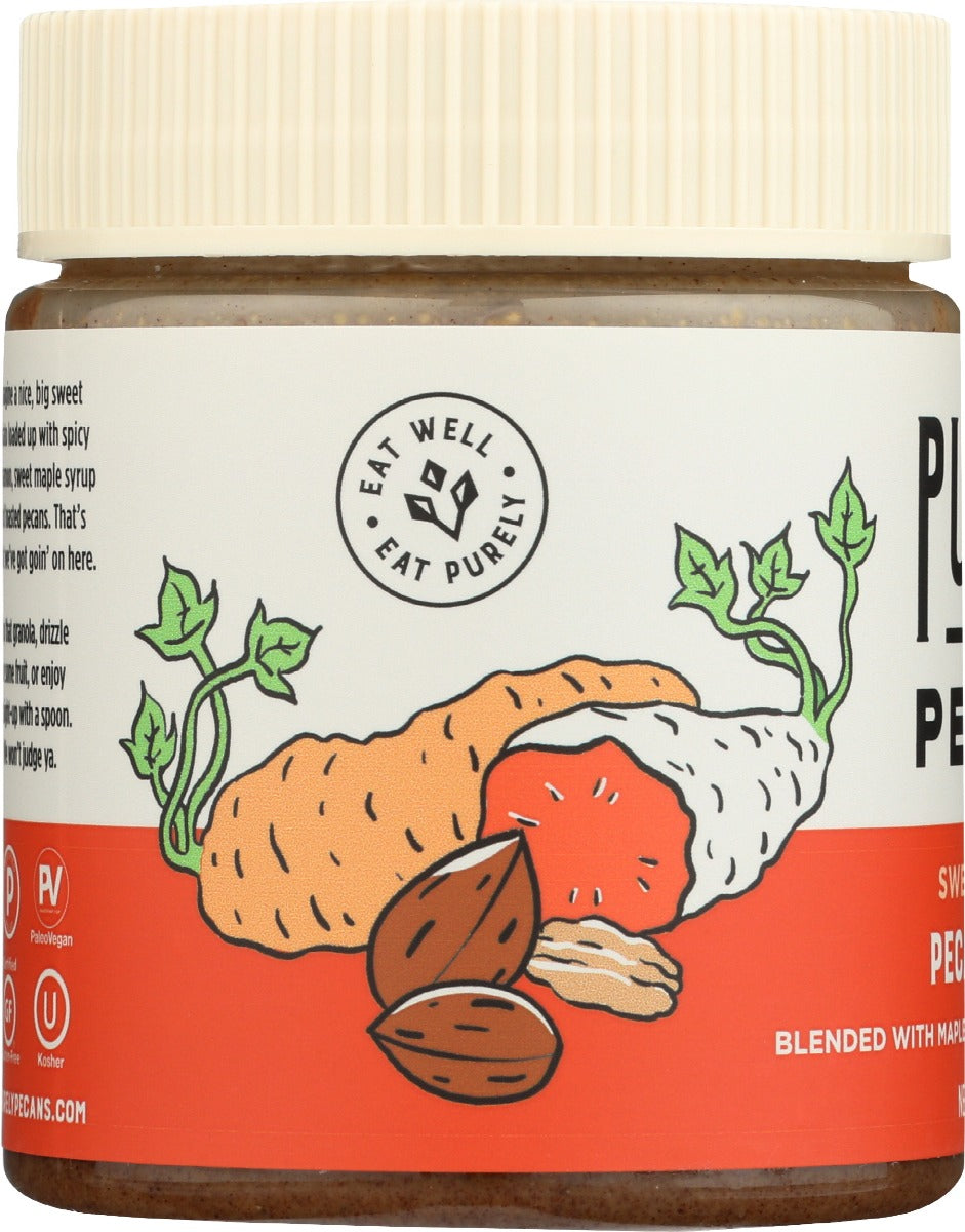 Purely Pecans: Sweet Potater Pie Pecan Butter, 10 Oz