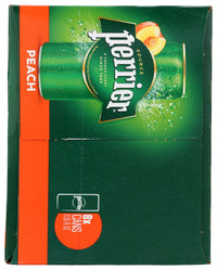 Perrier: Peach Sparkling Water 8Pk, 89.2 Fo