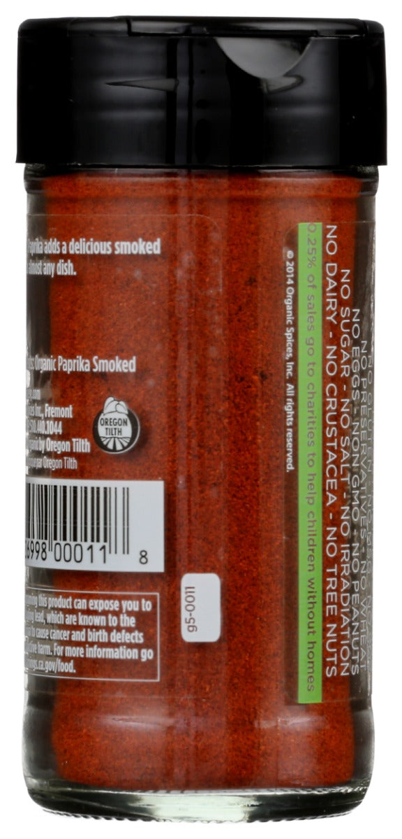 Spicely Organics: Organic Paprika Smoked Jar, 1.7 Oz