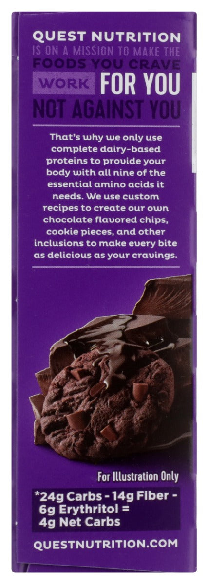 Quest: Double Chocolate Chunk Bars 4Pk, 8.5 Oz