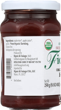 Rigoni: Organic Fruit Spread Raspberry, 8.82 Oz