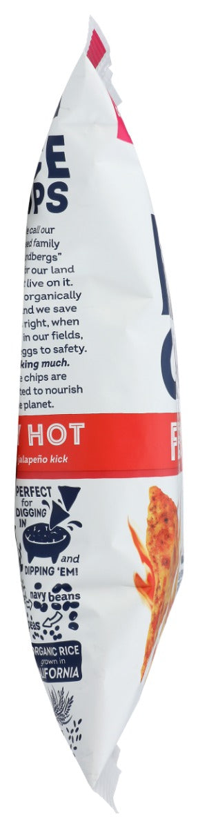 Lundberg: Fiery Hot Rice Chips, 5.5 Oz