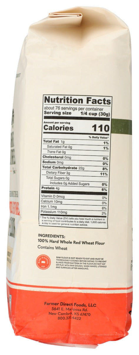 Farmer Direct Foods: Whole Red Wheat Flour, 5 Lb