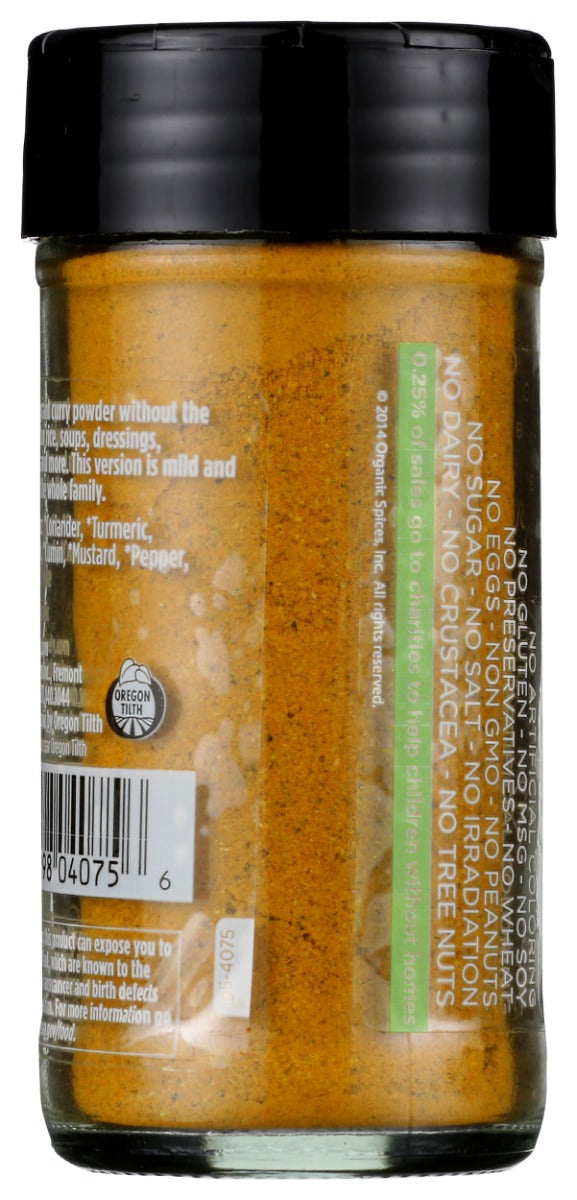 Spicely Organics: Organic Curry Powder Jar, 1.7 Oz