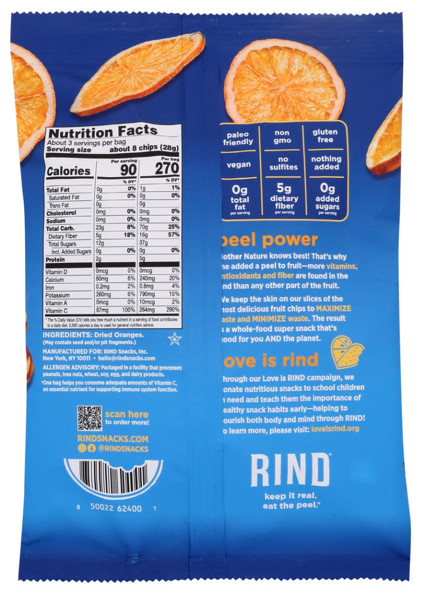 Rind: Orange Chips, 3 Oz