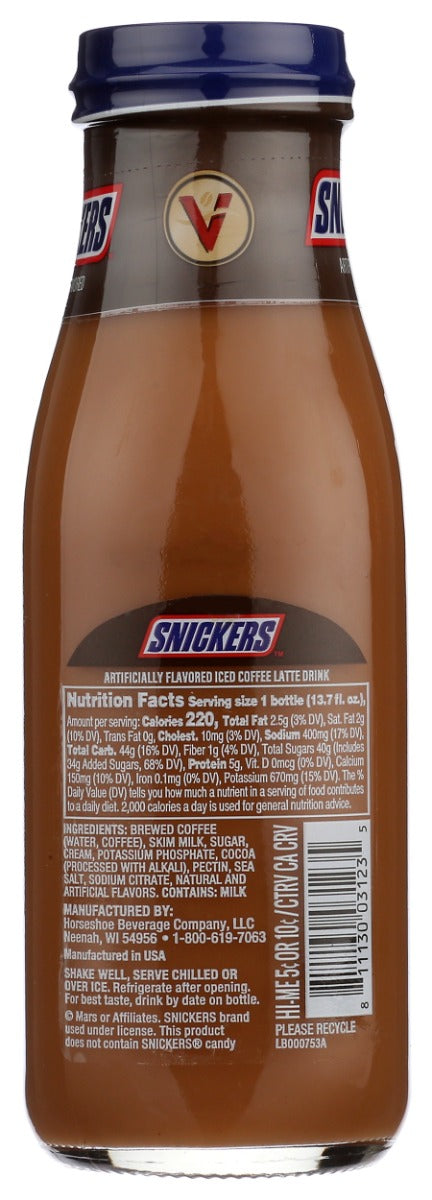 Victor Allens: Snickers Iced Coffee, 13.7 Fo