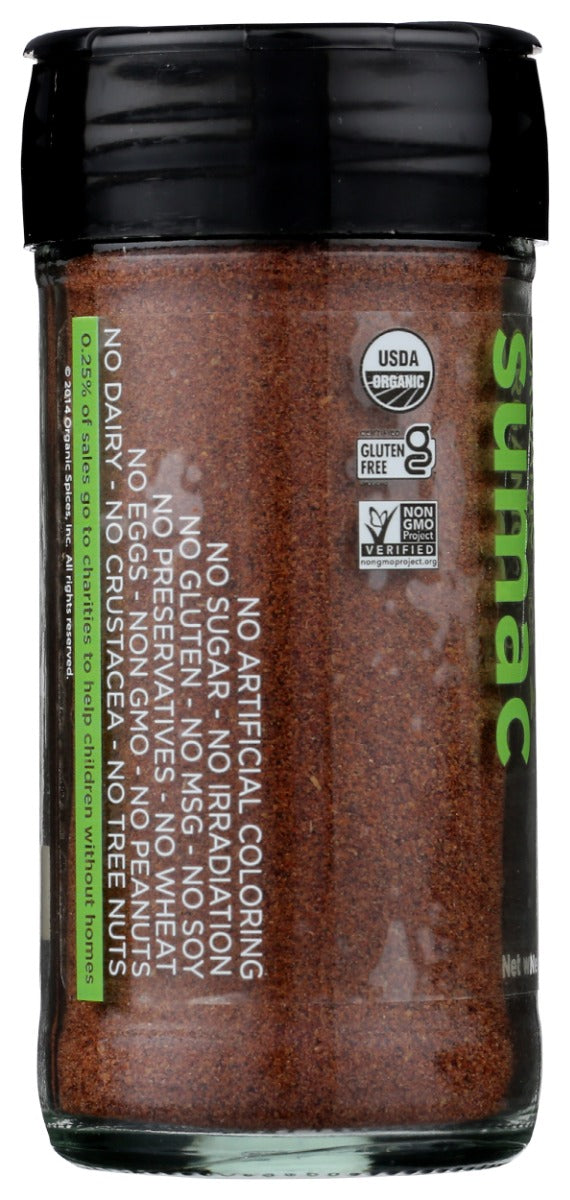 Spicely Organics: Organic Sumac Ground Jar, 2 Oz