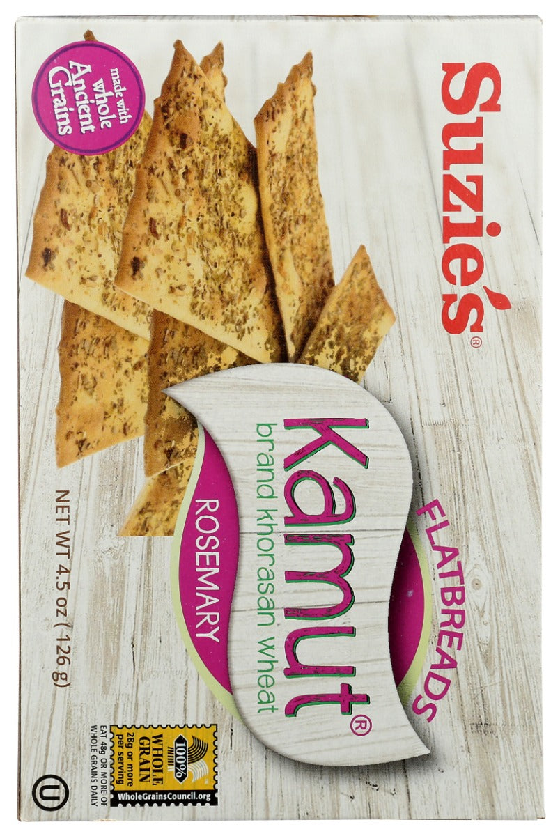 Suzies: Kamut Rosemary Flatbread, 4.5 Oz