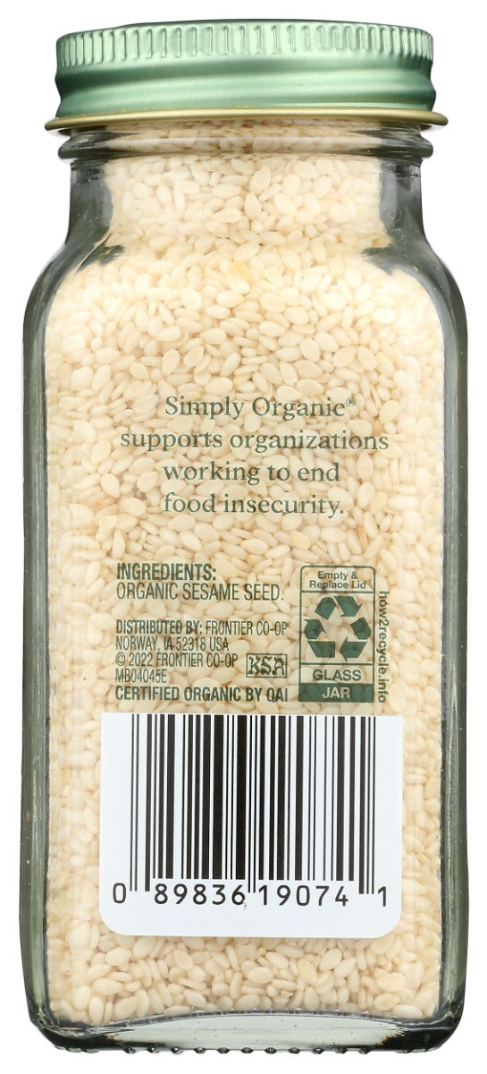 Simply Organic: Sesame Seed, 3.21 Oz