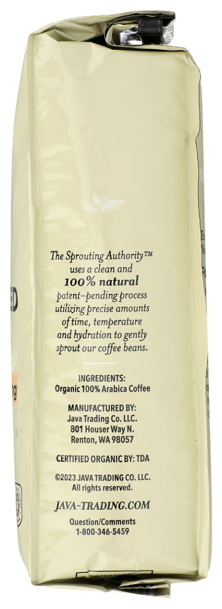 Java Trading: Sprouted Smooth Sailing Whole Bean Coffee, 10 Oz