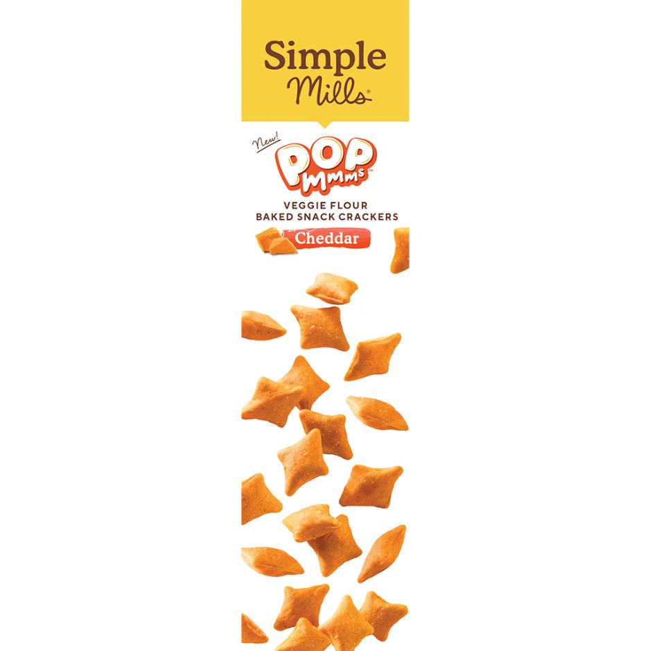 Simple Mills: Pop Mms Cheddar Crackers, 4 Oz