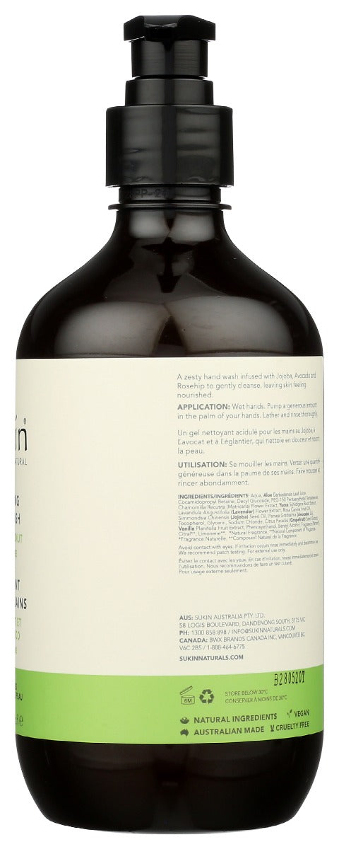 Sukin: Lime Coconut Cleansing Hand Wash, 16.9 Fo