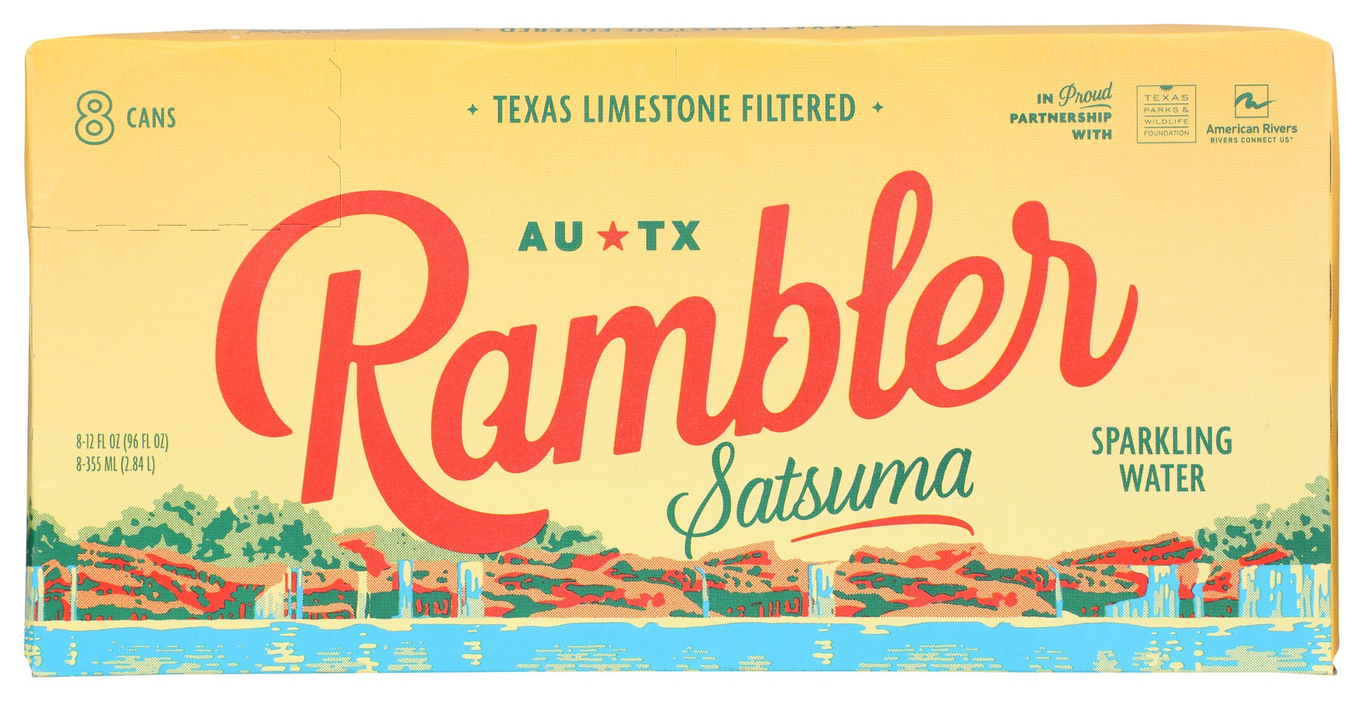 Rambler: Satsuma Sparkling Water 8Pk, 96 Fo