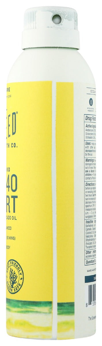 Seaweed Bath Company: Clear Guard Spf 40 Sport Spray, 6 Oz