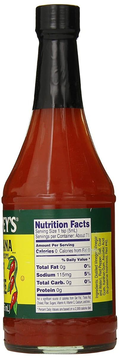 Trappeys: Louisiana Hot Sauce, 12 Oz