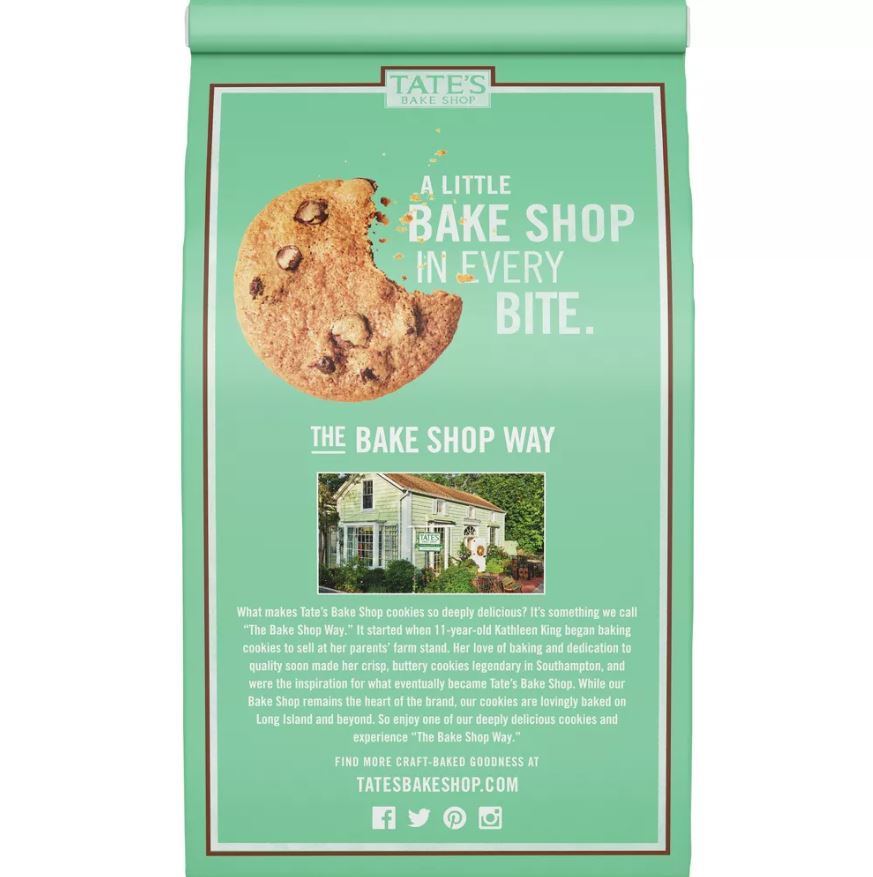 Tates: Mint Chocolate Chip Cookies, 7 Oz