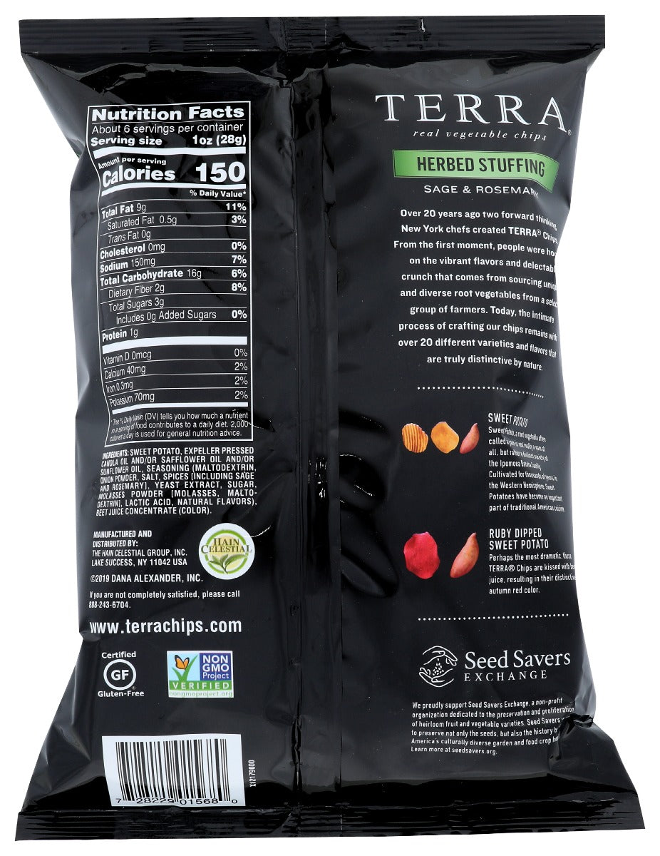 Terra Chips: Herbed Stuffing Vegetable Chips, 5.75 Oz