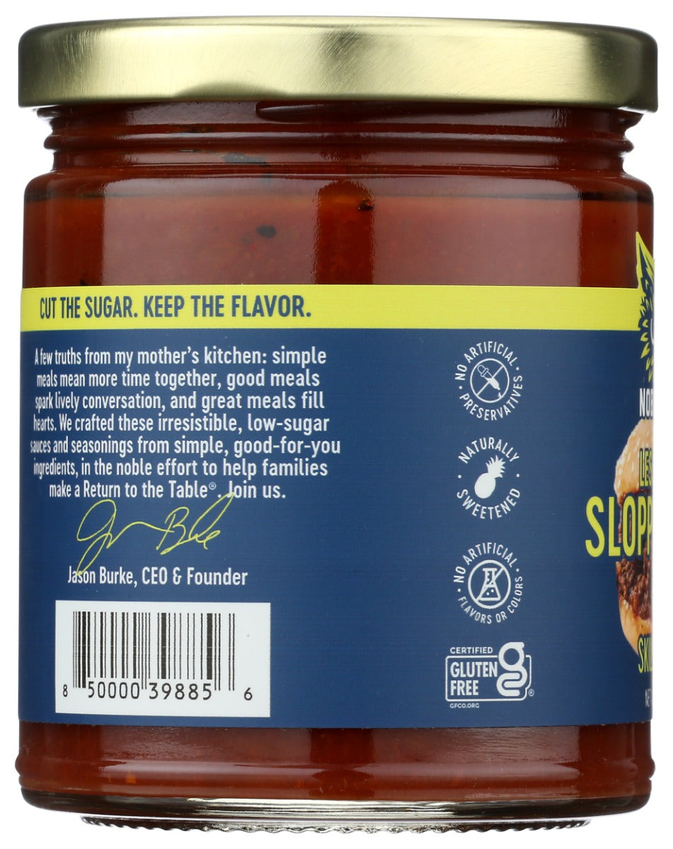 The New Primal: Noble Made Less Sugar Sloppy Joseph Skillet Sauce, 8.9 Oz