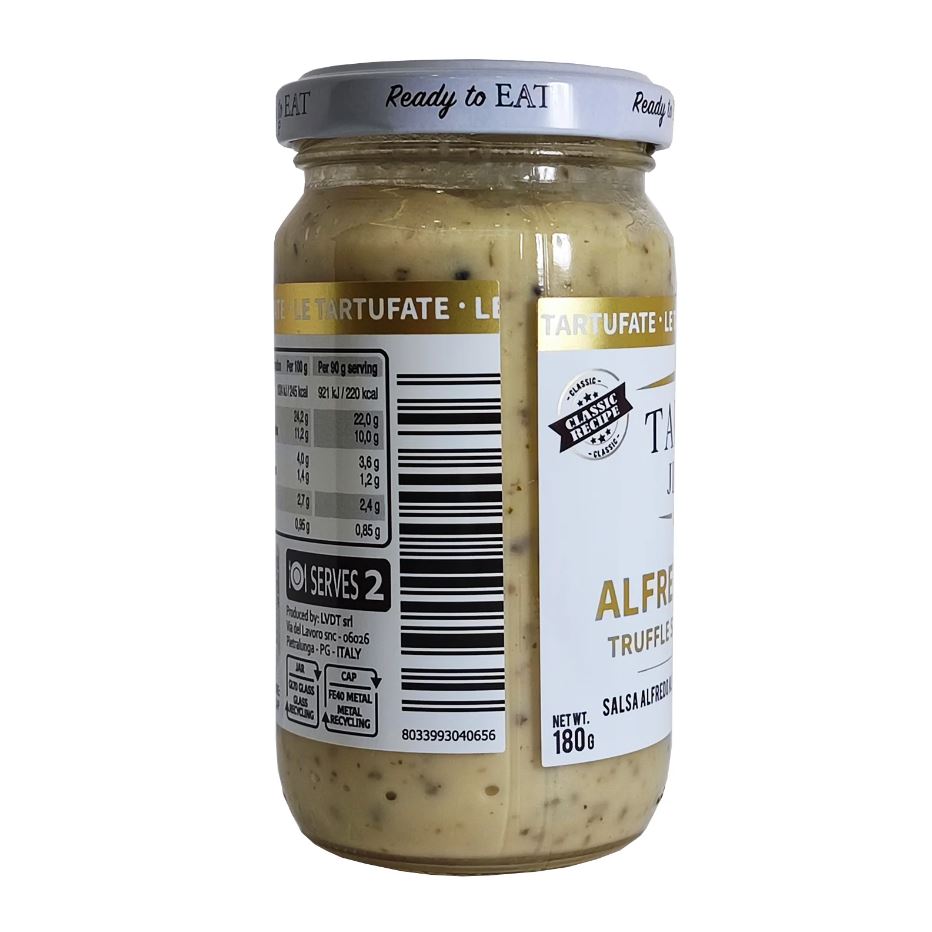 Tartufi Jimmy: Alfredo Truffle Sauce, 6.3 Oz