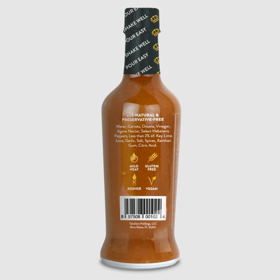 Tabanero: Original Hot Sauce, 5 Fo