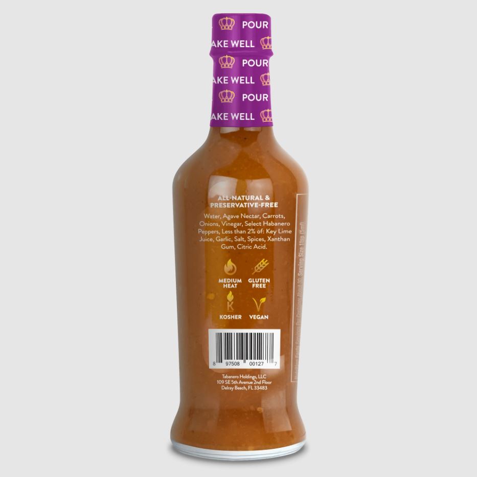 Tabanero: Sweet And Spicy Hot Sauce, 5 Fo