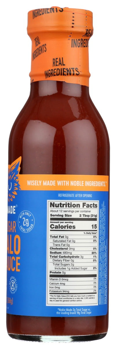 The New Primal: Noble Made Less Sugar Buffalo Sauce, 13 Oz