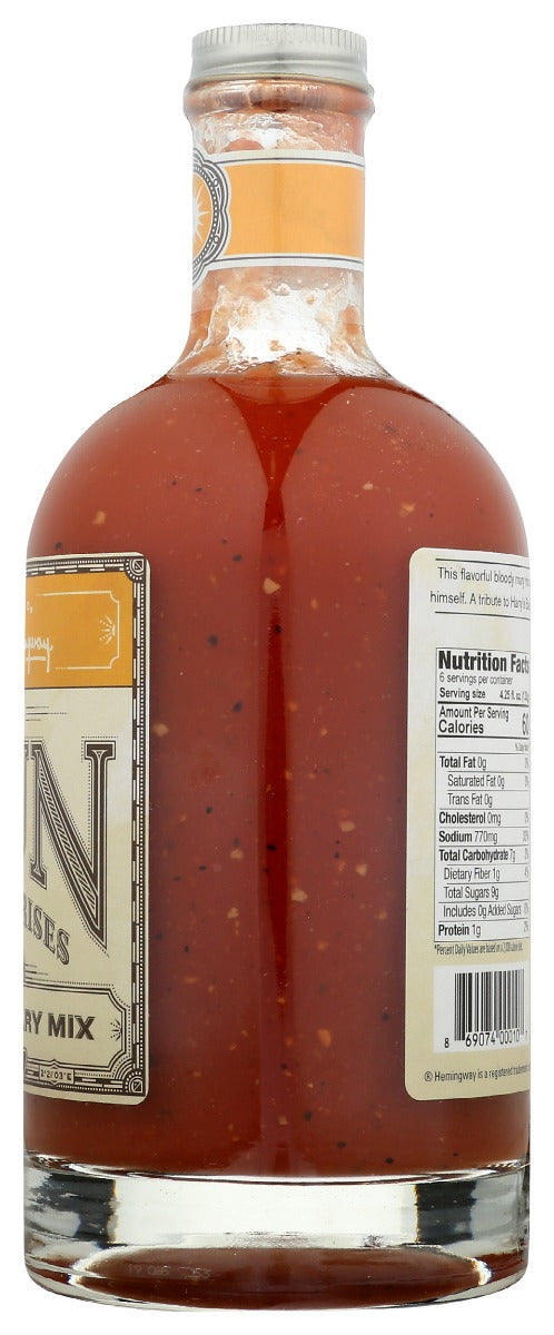 The Flavors Of Ernest Hemingway: The Sun Always Rises Bloody Mary Mix, 750 Ml