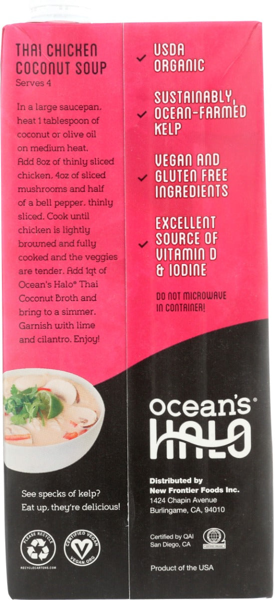 Oceans Halo: Organic And Vegan Thai Coconut Broth, 32 Fo