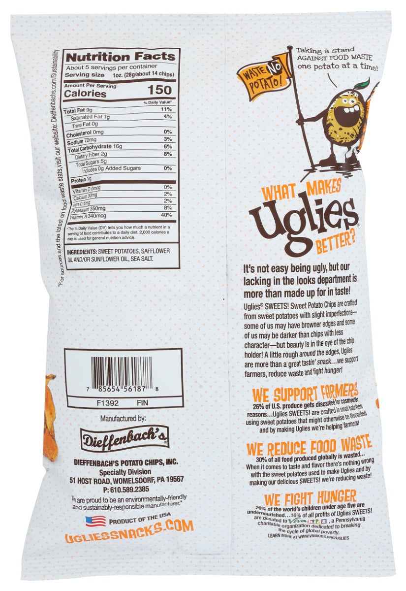 Uglies: Sweets Potato Kettle Chips, 5.5 Oz